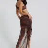 Athena One Shoulder Draped Maxi Dress