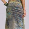 Cindy Plunge Maxi Dress In Green