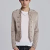 Rebel Military Jacket in Clay