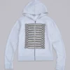 Grey Marl Military Monster Hoodie