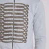 Grey Marl Military Monster Hoodie