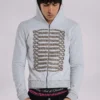 Grey Marl Military Monster Hoodie