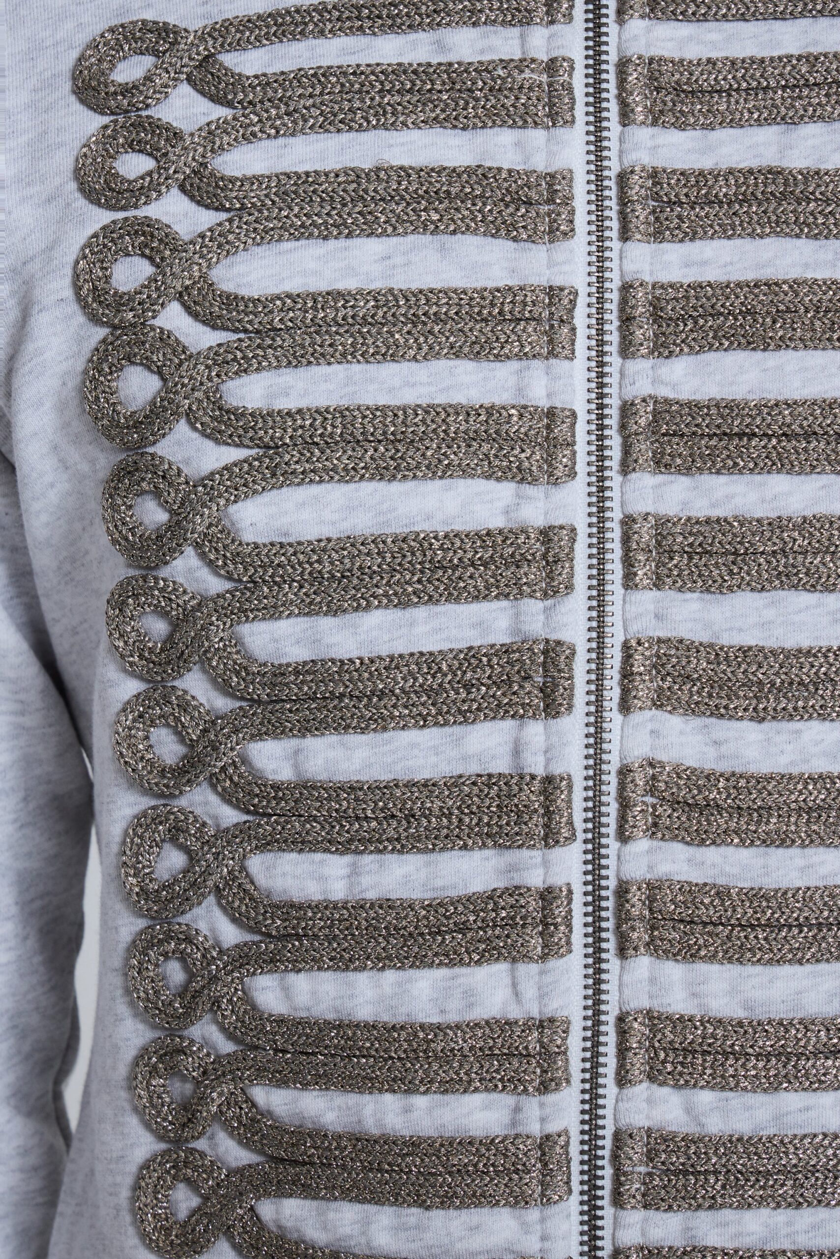 Grey Marl Military Monster Hoodie