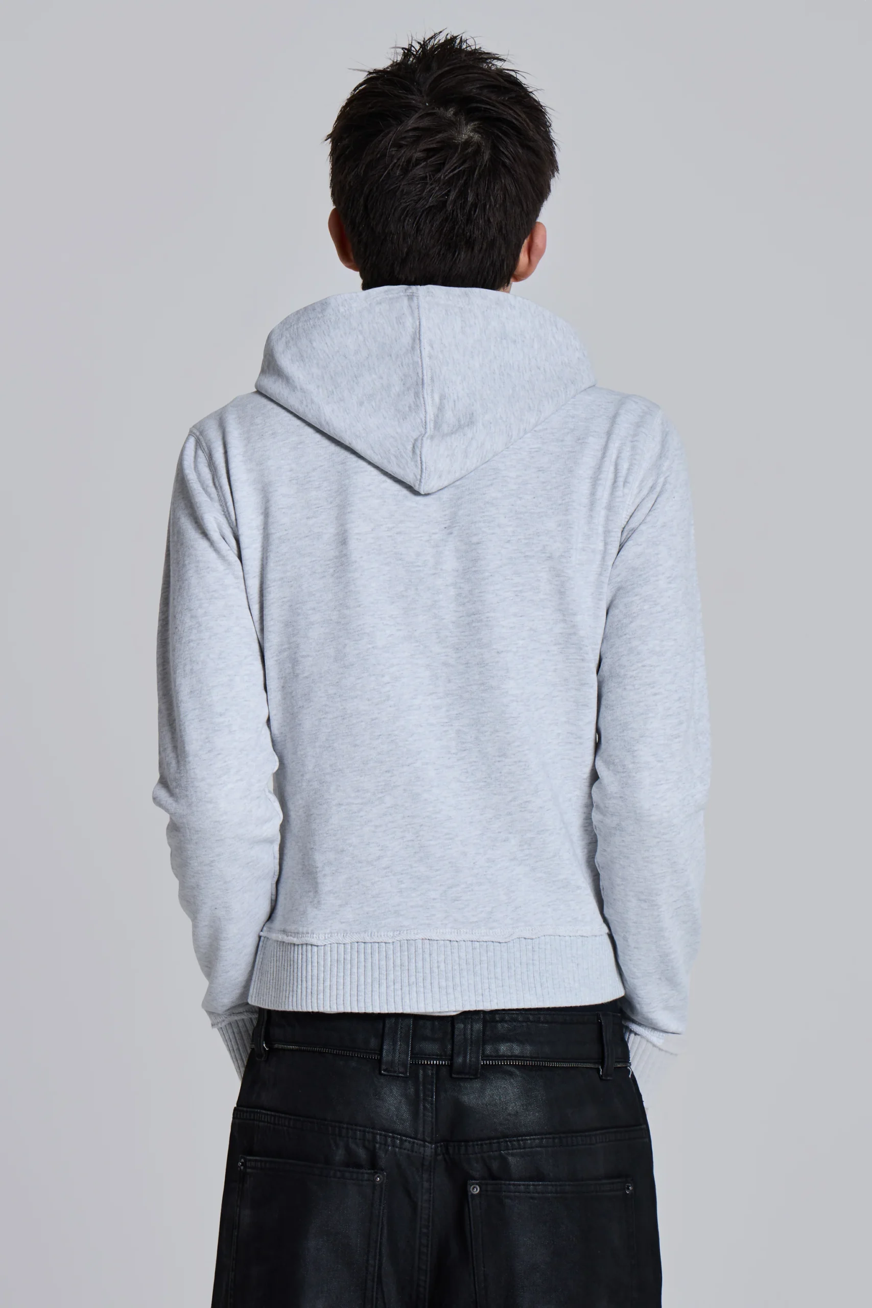 Grey Marl Military Monster Hoodie