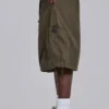 148-khaki-parachute-cargo-baggy-shorts-7.webp Khaki Parachute Cargo Baggy Shorts