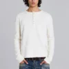 1491-ecru-waffle-henley-top-1.webp Ecru Waffle Henley Top