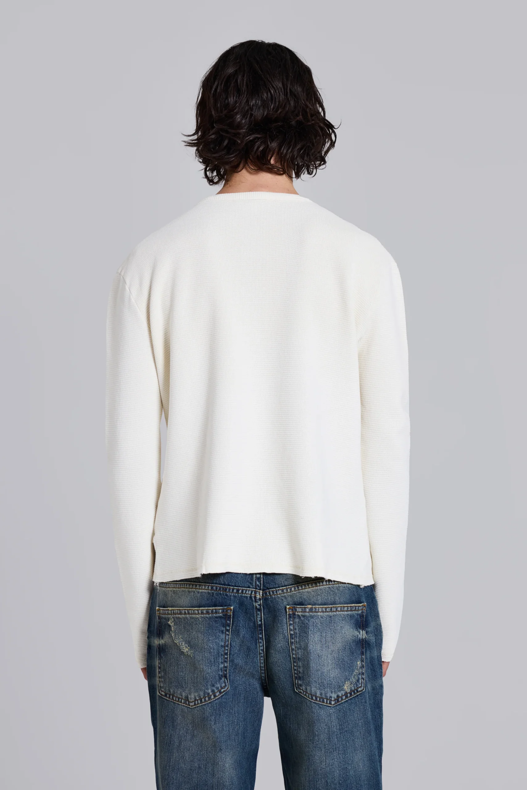 1491-ecru-waffle-henley-top-4.webp Ecru Waffle Henley Top