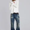 1491-ecru-waffle-henley-top-7.webp Ecru Waffle Henley Top