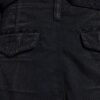 Black Distressed Beach Cargo Shorts