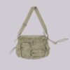 Khaki Military Utility Satchel Bag