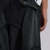 Sun Faded Black Trooper Cargo Pants