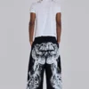 155-black-gothic-print-baggy-monster-joggers-2.webp Black Gothic Print Baggy Monster Joggers