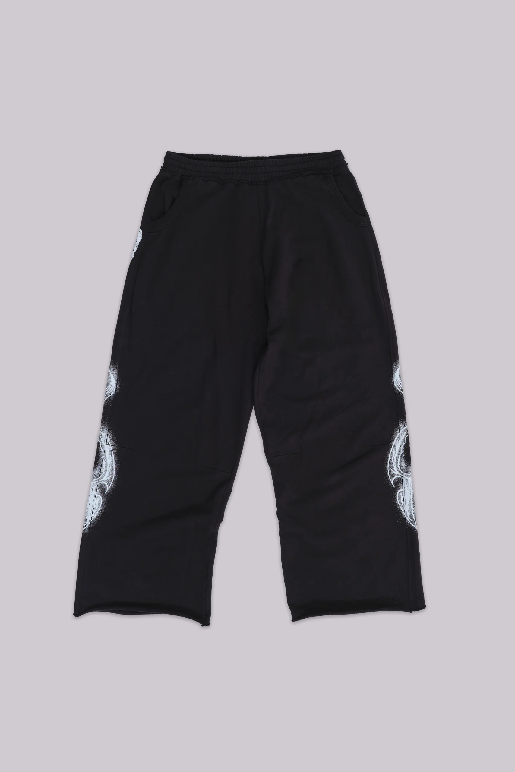 155-black-gothic-print-baggy-monster-joggers-5.webp Black Gothic Print Baggy Monster Joggers