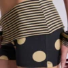 Lola Polkadot Fold Over Waistband Mini Shorts
