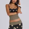 1611-lola-ruched-cami-top-in-polkadot-stripe-5.webp Lola Ruched Cami Top in Polkadot Stripe