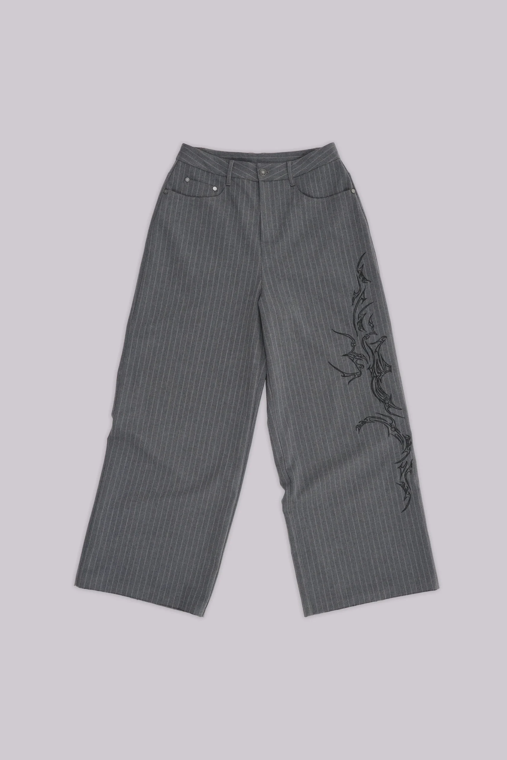 Tattoo Pinstripe Goliath Suit Pants