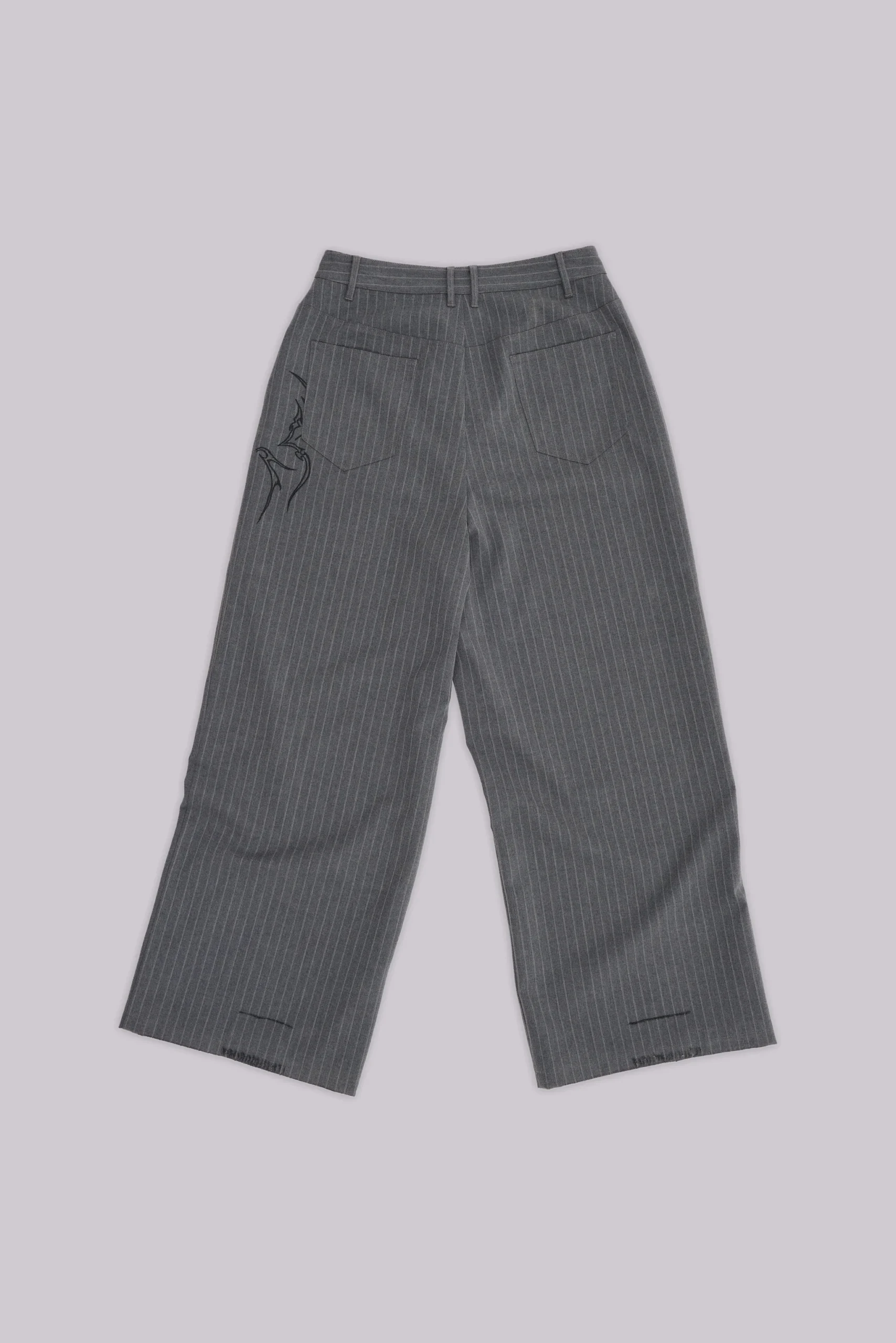 Tattoo Pinstripe Goliath Suit Pants