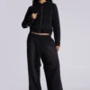 Black Baggy Monster Joggers