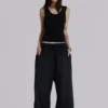 Black Baggy Monster Joggers