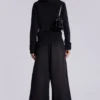 Black Baggy Monster Joggers