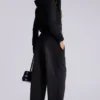 Black Baggy Monster Joggers