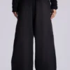 Black Baggy Monster Joggers