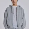 Grey Marl Oversized Monster Hoodie