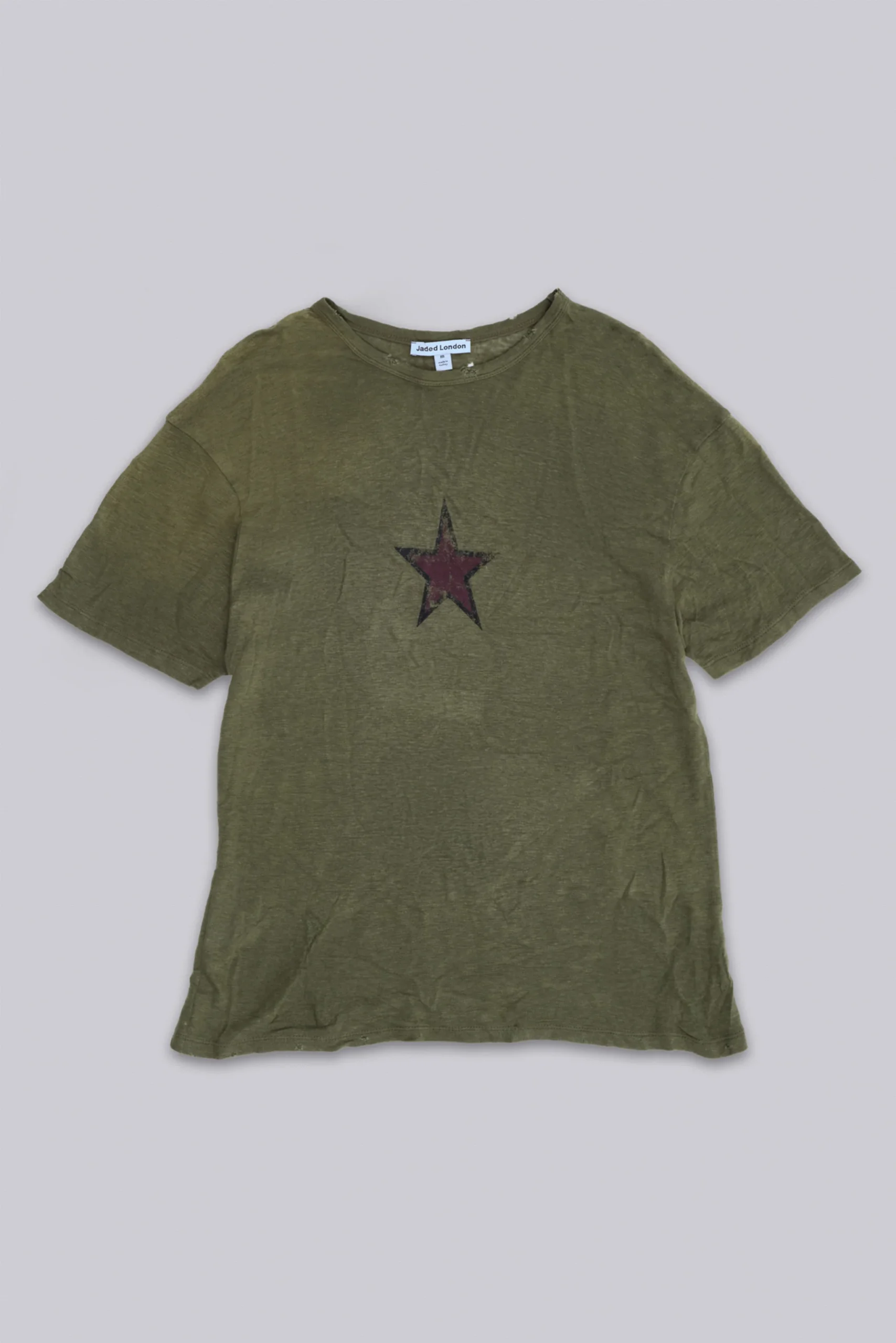 188-green-star-sun-faded-t-shirt-1.webp Green Star Sun Faded T-Shirt