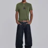 Green Star Sun Faded T-Shirt