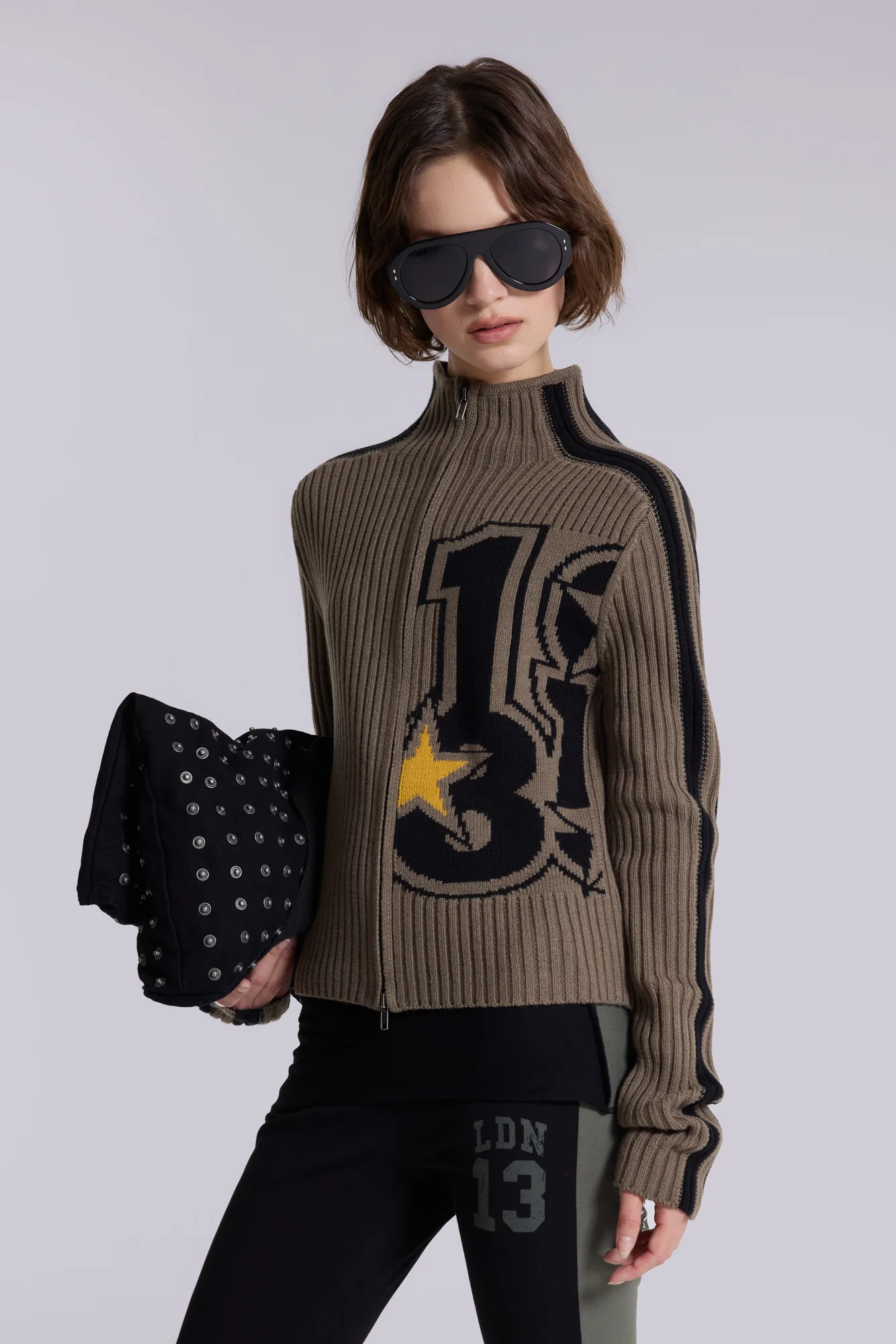 Sprint Zip Through Rib Knit