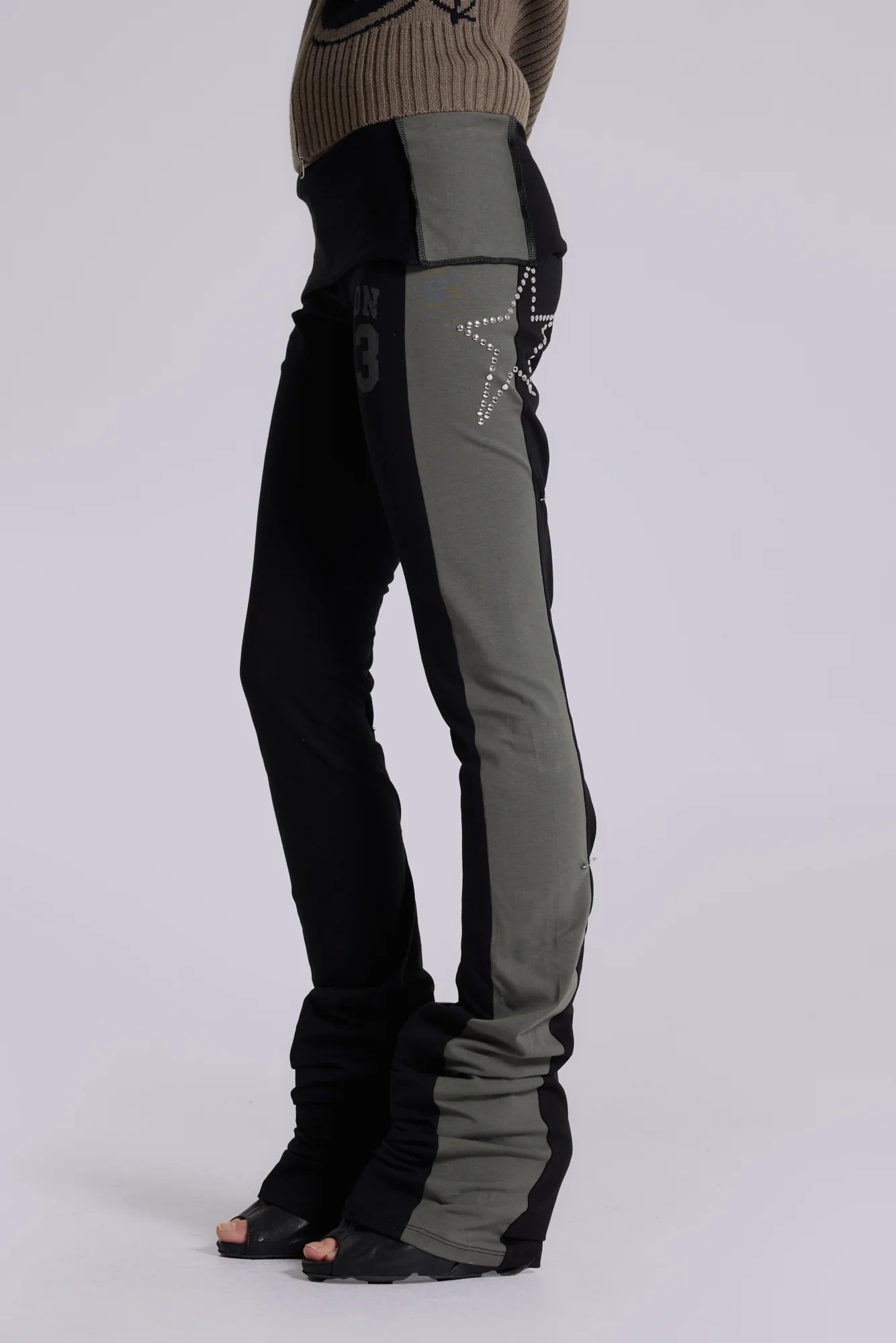 Sprint Foldover Bootcut Trousers