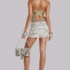 Morgana Metallic Sequin Chiffon Top
