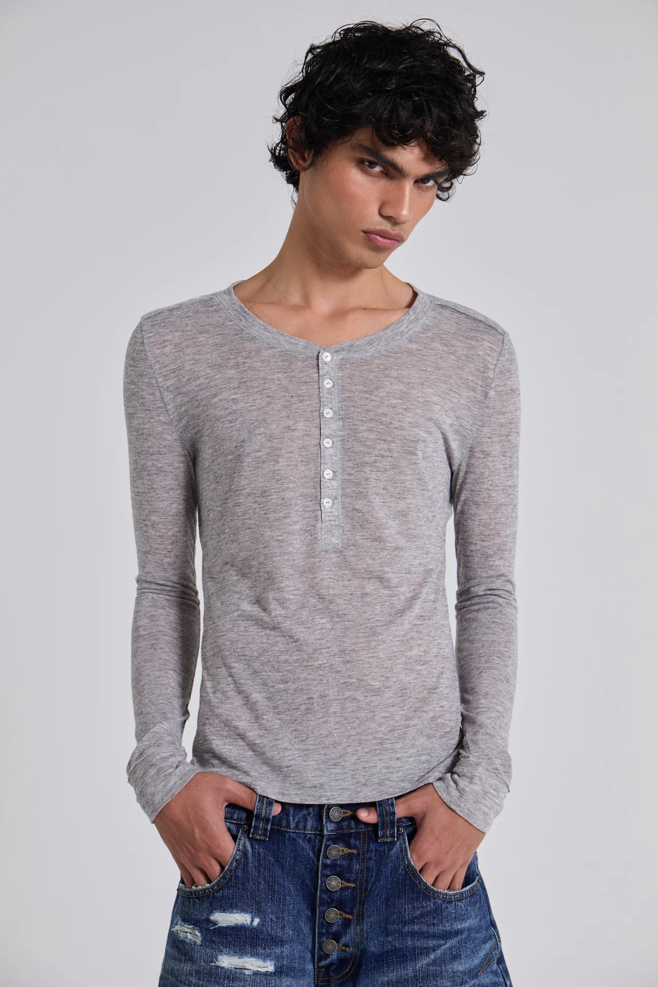 2188-grey-marl-haze-henley-top-1.webp Grey Marl Haze Henley Top