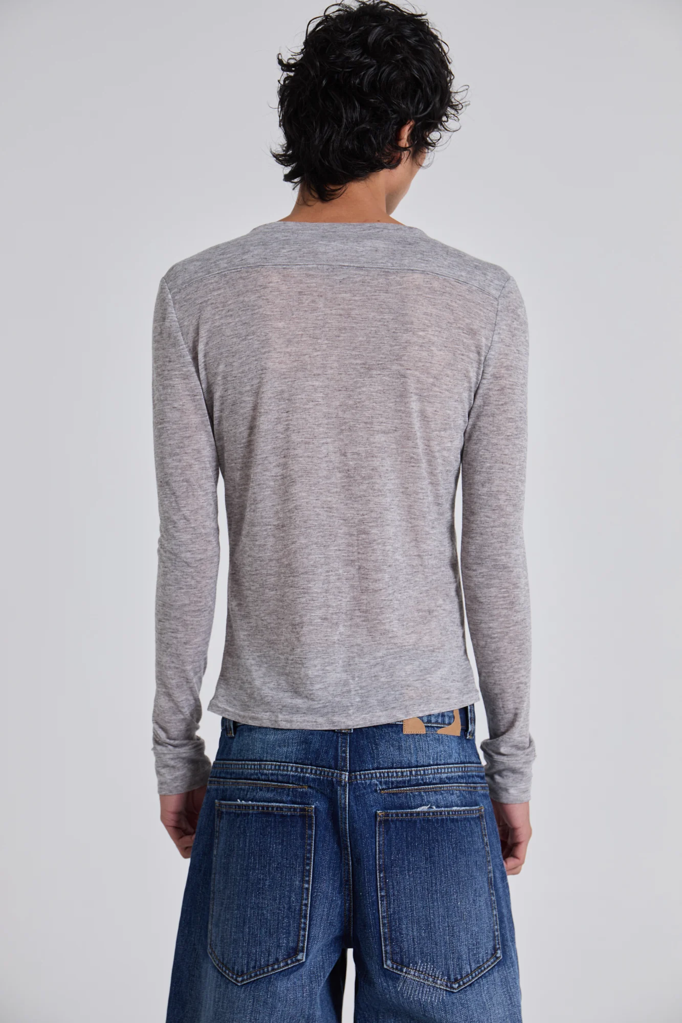 2188-grey-marl-haze-henley-top-4.webp Grey Marl Haze Henley Top