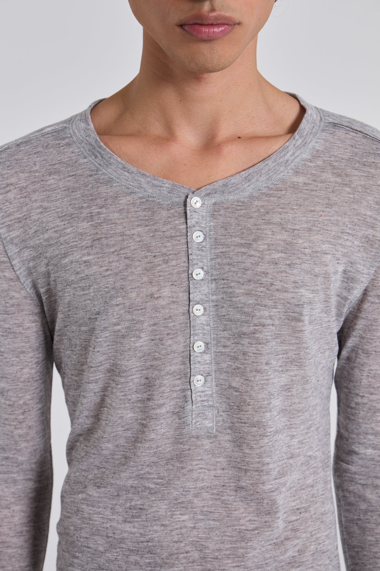 2188-grey-marl-haze-henley-top-6.jpg Grey Marl Haze Henley Top
