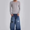 2188-grey-marl-haze-henley-top-9.webp Grey Marl Haze Henley Top