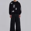 Black Devoted Patch Hoodie