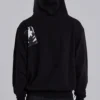 Black Devoted Patch Hoodie