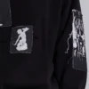 Black Devoted Patch Hoodie