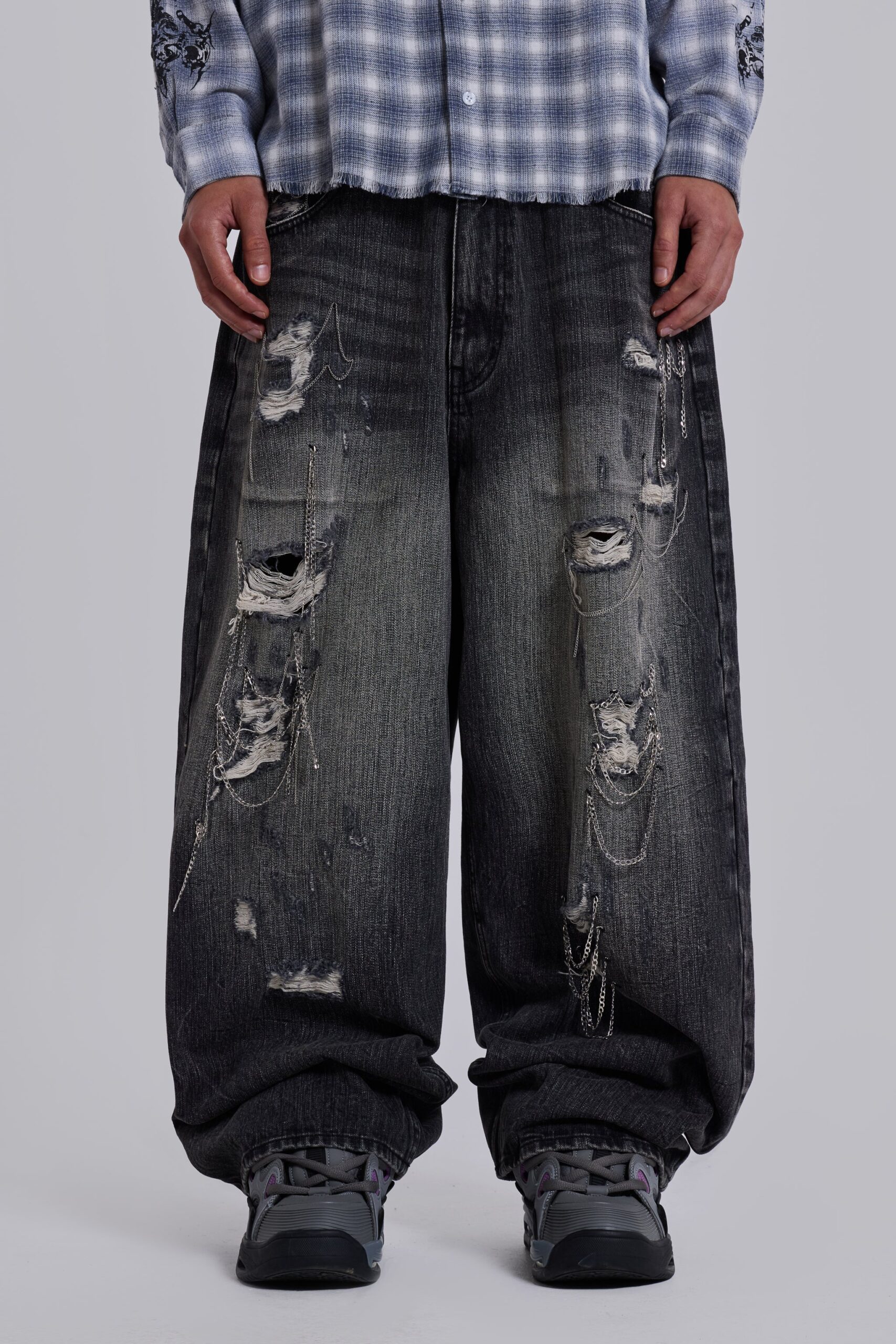 Chain Distressed XL Colossus Jeans