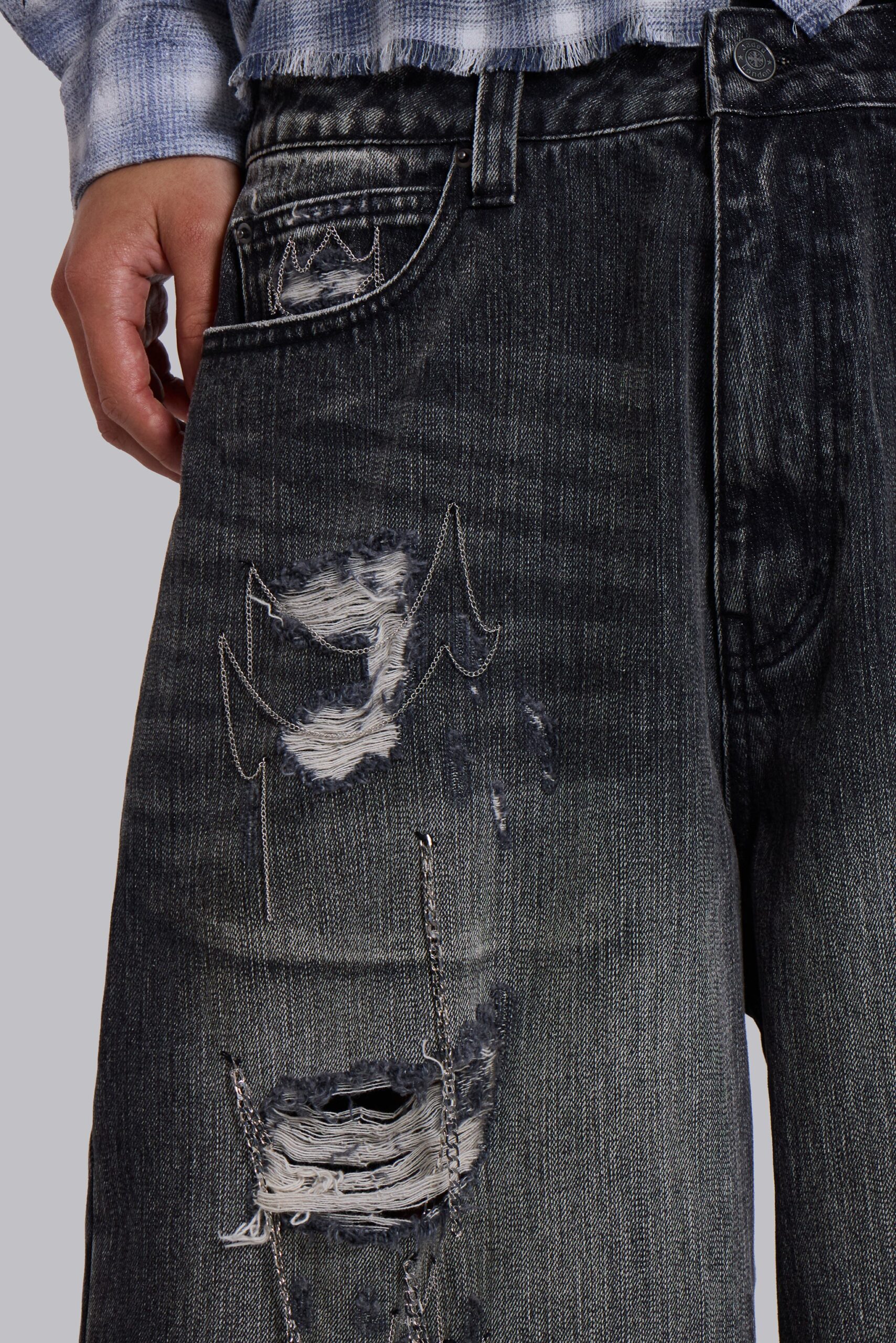 Chain Distressed XL Colossus Jeans