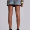 Hena Studded Denim Mini Skirt
