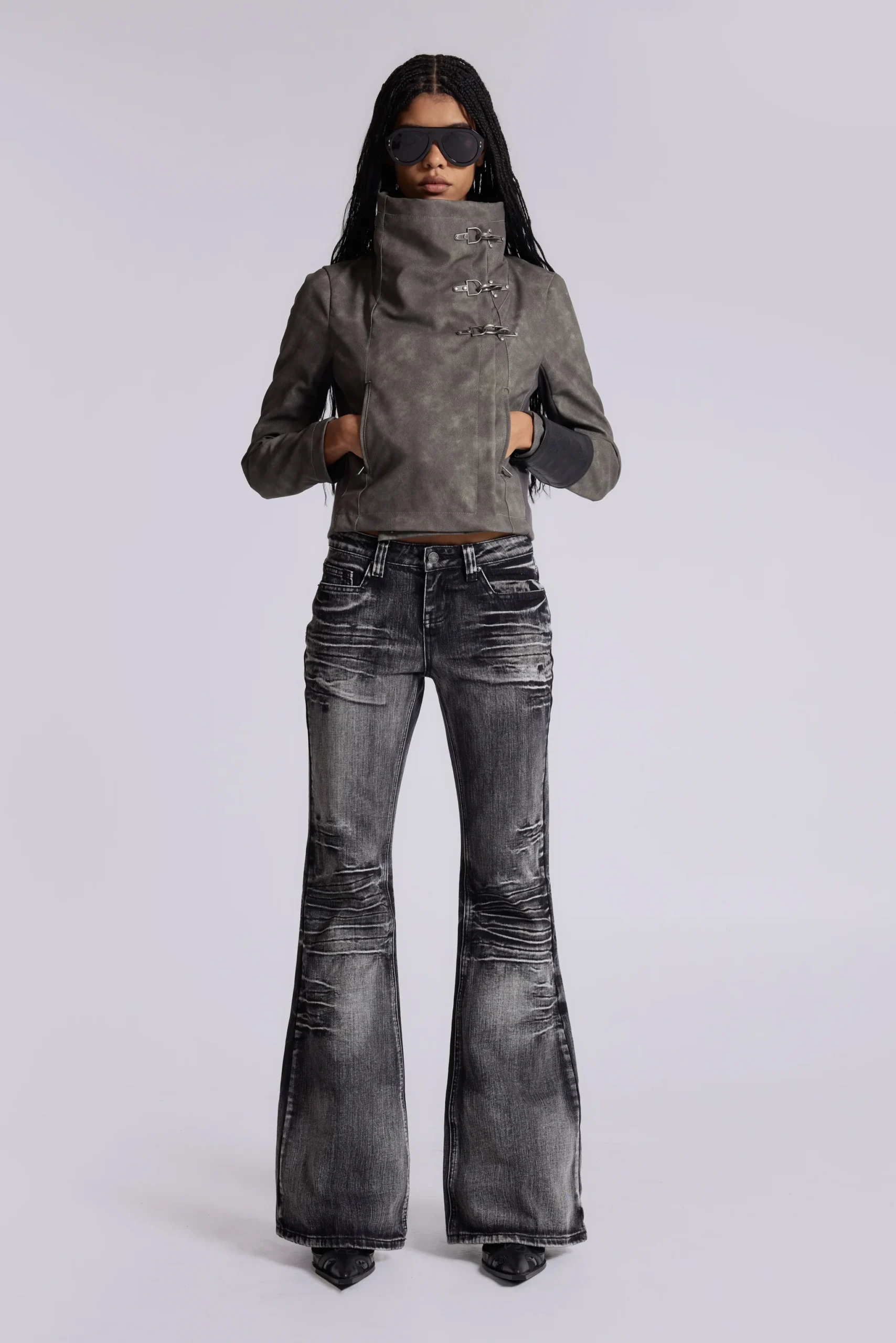 2545-cera-clasp-pu-leather-funnel-jacket-5.webp Cera Clasp PU Leather Funnel Jacket