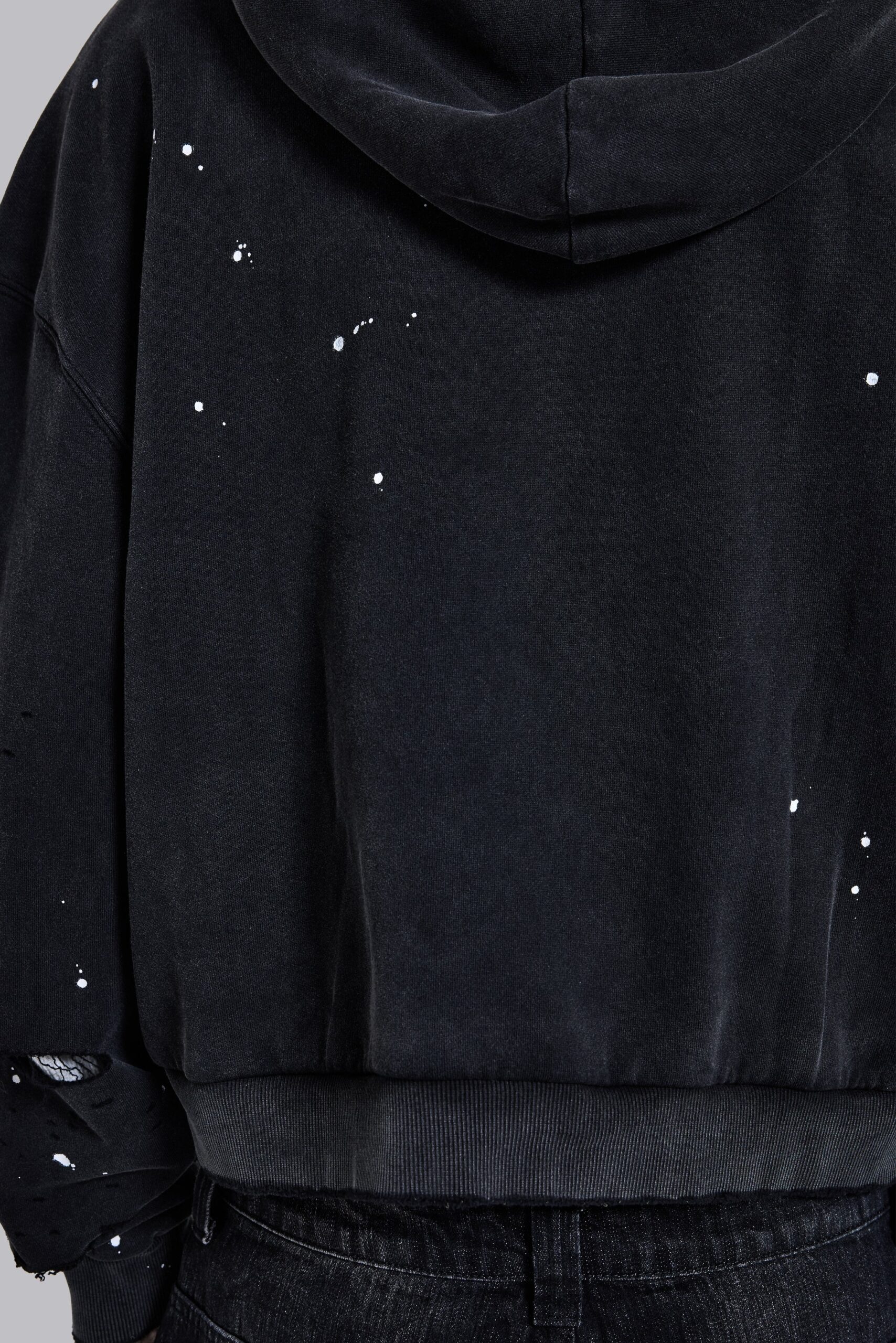 Sun Faded Waffle Lined Zip Hoodie