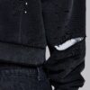 Sun Faded Waffle Lined Zip Hoodie