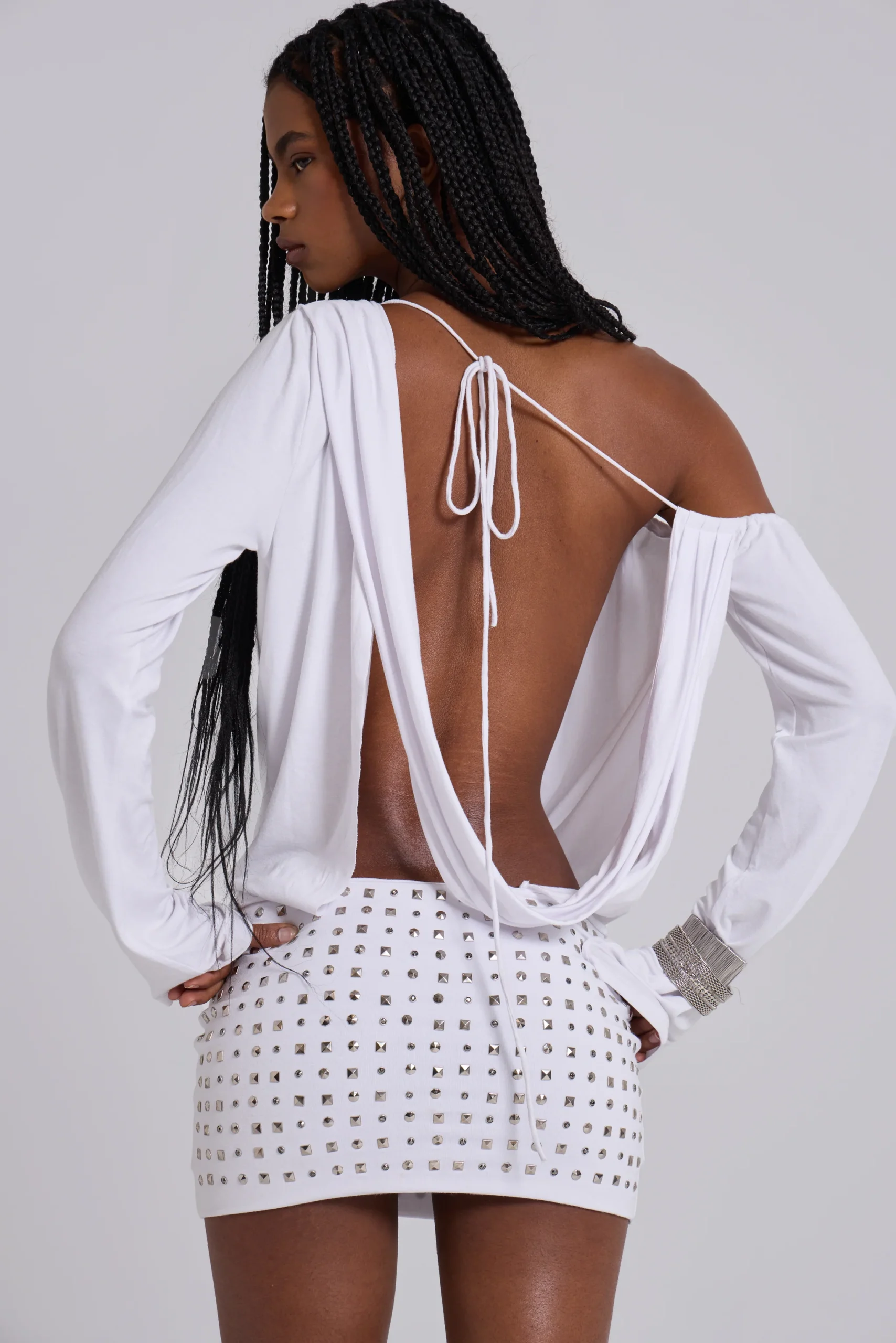 2708-arina-studded-mini-dress-1.webp Arina Studded Mini Dress