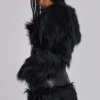 Viera Faux Fur and Leather Jacket