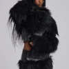 Viera Faux Fur and Leather Jacket