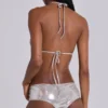 Ninni Sequin Mini Short Bikini Bottoms