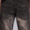 Brown Creased Drift Bootcut Jeans
